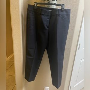 Loft NEW The Riviera Pant Cropped Black Size 12